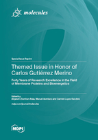 Special Issue Themed Issue in Honor of Carlos Gutiérrez Merino: Forty Years of Research Excellence in the Field of Membrane Proteins and Bioenergetics book cover image