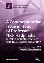 Special issue A Commemorative Issue in Honor of Professor Nick Hadjiliadis: Metal Complex Interactions with Nucleic Acids and/or DNA book cover image