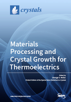 Special issue Materials Processing and Crystal Growth for Thermoelectrics book cover image