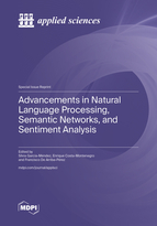 Special Issue Advancements in Natural Language Processing, Semantic Networks, and Sentiment Analysis book cover image