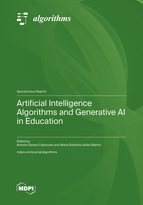 Special Issue Artificial Intelligence Algorithms and Generative AI in Education book cover image