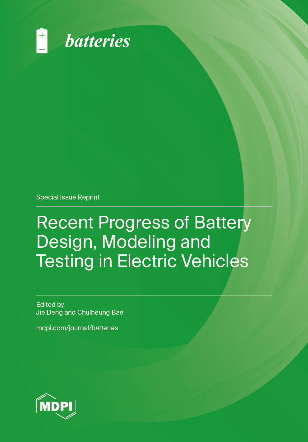 Recent Progress of Battery Design, Modeling and Testing in Electric ...