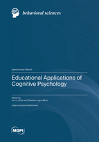 Special Issue Educational Applications of Cognitive Psychology book cover image