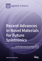 Special issue Recent Advances in Novel Materials for Future Spintronics book cover image