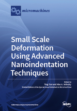 Book cover: Small Scale Deformation using Advanced Nanoindentation Techniques