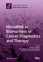Special issue MicroRNA as Biomarkers in Cancer Diagnostics and Therapy book cover image