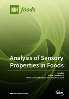 Special issue Analysis of Sensory Properties in Foods book cover image