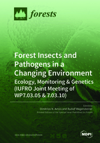 Special issue Forest Insects and Pathogens in a Changing Environment: Ecology, Monitoring & Genetics (IUFRO Joint Meeting of WP7.03.05 & 7.03.10) book cover image
