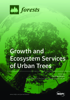 Special issue Growth and Ecosystem Services of Urban Trees book cover image