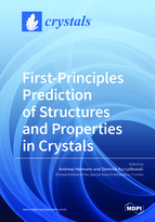 Special issue First-Principles Prediction of Structures and Properties in Crystals book cover image