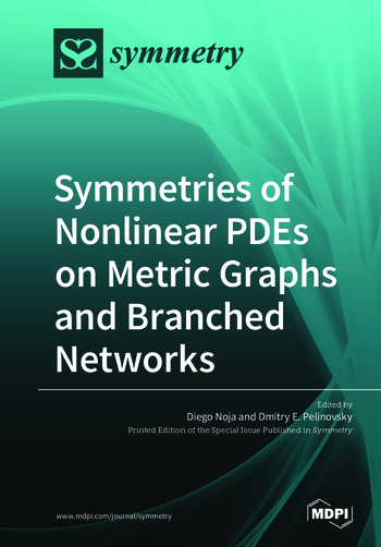 Symmetries of Nonlinear PDEs on Metric Graphs and Branched Networks