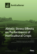 Special issue Abiotic Stress Effects on Performance of Horticultural Crops book cover image