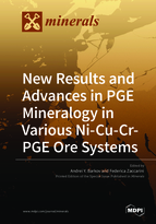 Special issue Platinum-Group Minerals: New Results and Advances in PGE Mineralogy in Various Ni-Cu-Cr-PGE Ore Systems book cover image