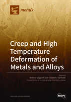 Special issue Creep and High Temperature Deformation of Metals and Alloys book cover image
