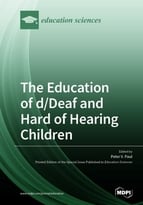 Special issue The Education of d/Deaf and Hard of Hearing Children: Perspectives on Language and Literacy Development book cover image