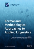 Special issue Formal and Methodological Approaches to Applied Linguistics book cover image