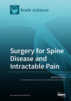 Special issue Surgery for Spine Disease and Intractable Pain book cover image