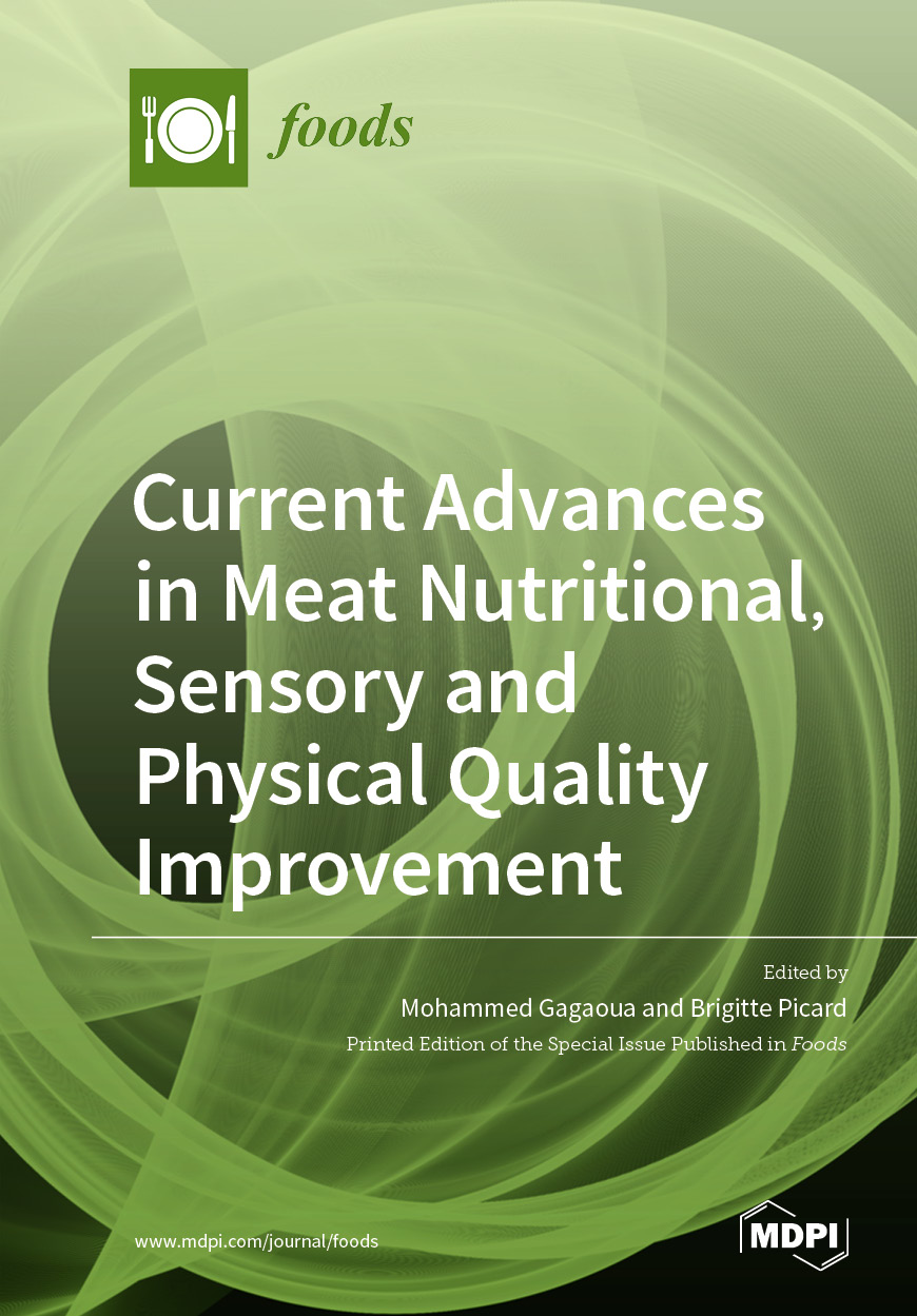Book cover: Current Advances in Meat Nutritional, Sensory and Physical Quality Improvement