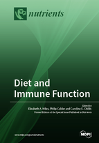 Special issue Diet and Immune Function book cover image