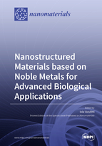 Special issue Nanostructured Materials based on Noble Metals for Advanced Biological Applications book cover image