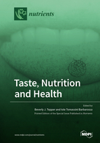 Special issue Taste, Nutrition and Health book cover image