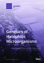 Special issue Genetics of Halophilic Microorganisms book cover image