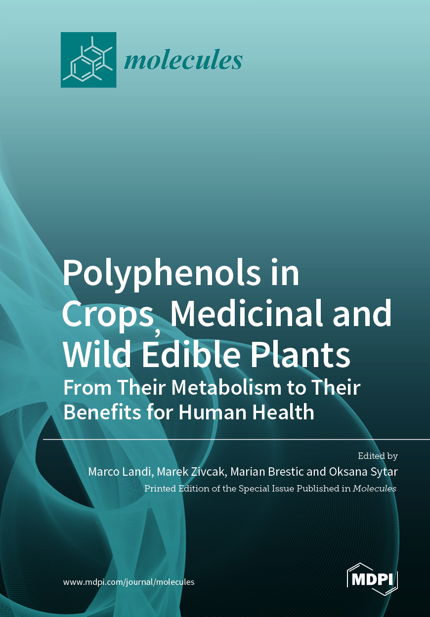 Book cover: Polyphenols in Crops, Medicinal and Wild Edible Plants