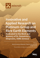 Special issue Innovative and Applied Research on Platinum-Group and Rare Earth Elements: Dedicated to the Work and Memory of Dr. Demetrios G. Eliopoulos, IGME (Greece) book cover image