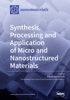 Special issue Synthesis, Processing and Application of Micro and Nanostructured Materials book cover image