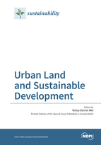 Special issue Urban Land and Sustainable Development book cover image