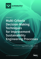 Special issue Multi-Criteria Decision-Making Techniques for Improvement Sustainability Engineering Processes book cover image
