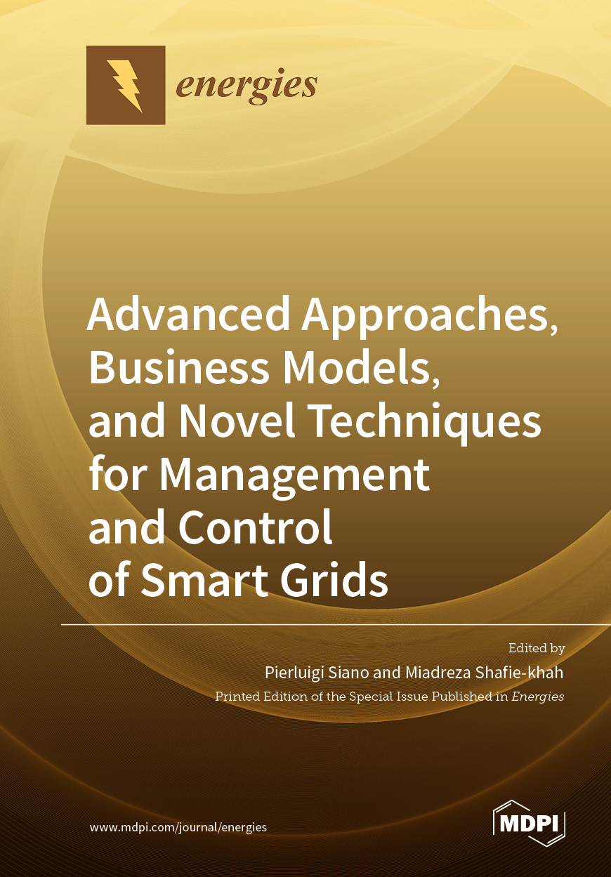 Book cover: Advanced Approaches, Business Models, and Novel Techniques for Management and Control of Smart Grids