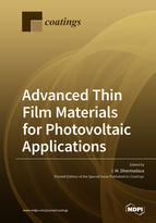 Special issue Advanced Thin Film Materials for Photovoltaic Applications book cover image