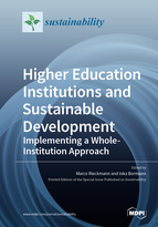 Special issue Higher Education Institutions and Sustainable Development – Implementing a Whole-Institution Approach book cover image