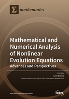 Special issue Mathematical and Numerical Analysis of Nonlinear Evolution Equations : Advances and Perspectives book cover image