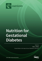 Special issue Nutrition for Gestational Diabetes book cover image