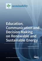 Special issue Education, Communication and Decision Making on Renewable and Sustainable Energy book cover image