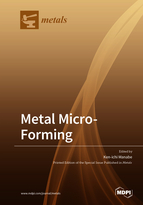 Special issue Metal Micro-forming book cover image