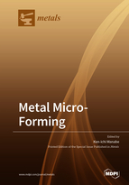 Special Issue Metal Micro-forming book cover image