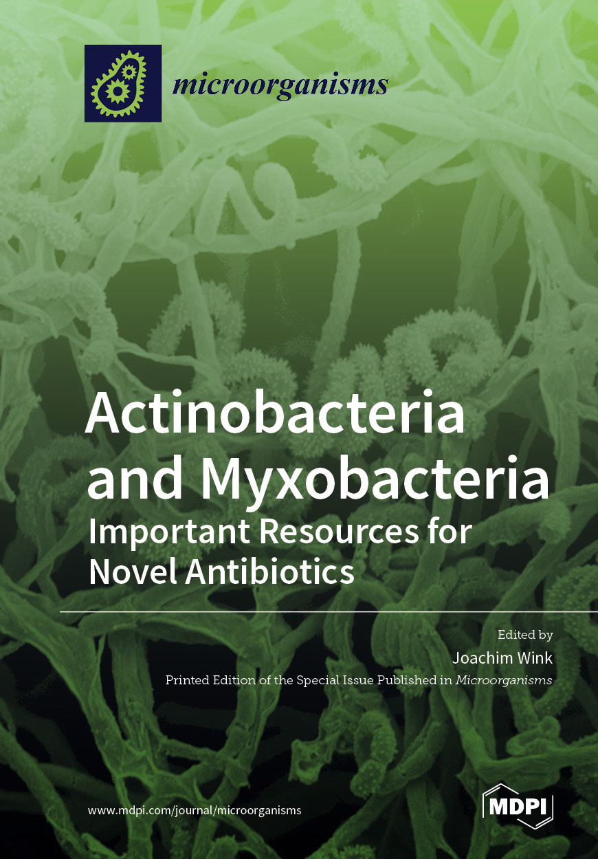 Book cover: Actinobacteria and Myxobacteria