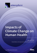 Special issue Impacts of Climate Change on Human Health book cover image