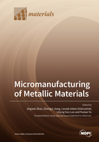 Special issue Micromanufacturing of Metallic Materials book cover image