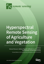 Special issue Hyperspectral Remote Sensing of Agriculture and Vegetation book cover image