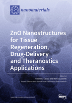 Special issue ZnO Nanostructures for Tissue Regeneration, Drug-Delivery and Theranostics Applications book cover image