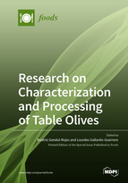 Special issue Research on Characterization and Processing of Table Olives book cover image