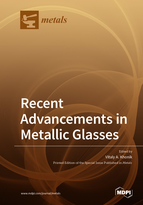Special issue Recent Advancements in Metallic Glasses book cover image