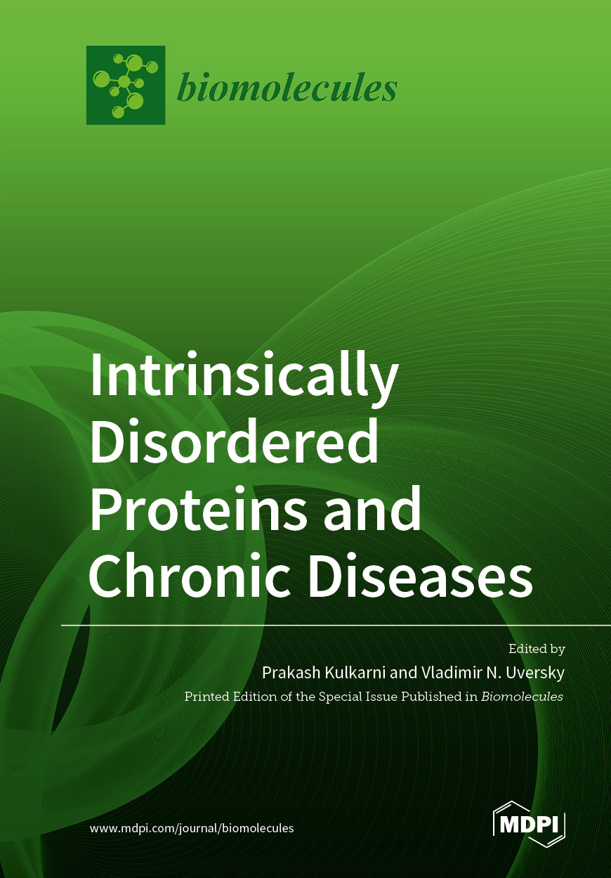 Intrinsically Disordered Proteins And Chronic Diseases MDPI Books Intrinsically disordered proteins and chronic diseases mdpi books