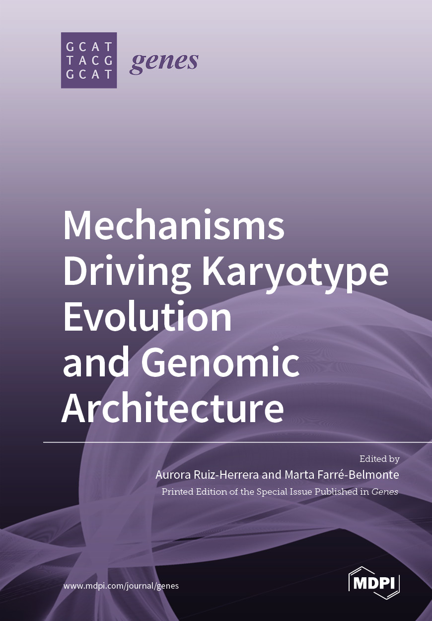Book cover: Mechanisms Driving Karyotype Evolution and Genomic Architecture