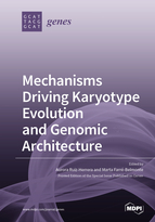 Special issue Mechanisms Driving Karyotype Evolution and Genomic Architecture book cover image