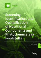 Special issue Screening, Identification, and Quantification of Nutritional Components and Phytochemicals in Foodstuffs book cover image